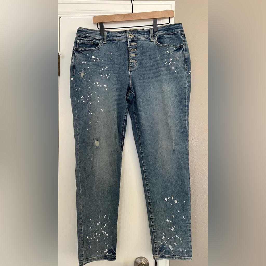 Inc International Concepts - Button Fly Straight - Size 14 - Indigo